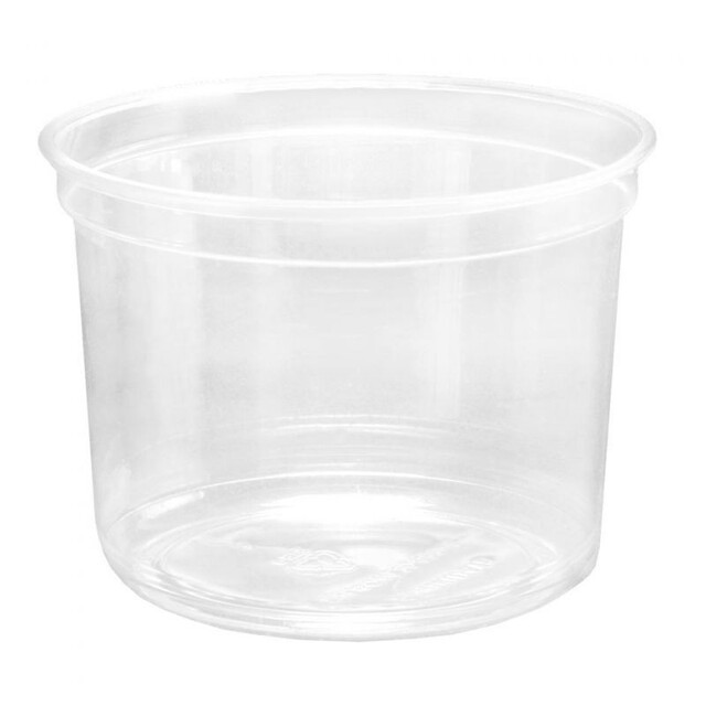 ▷ Envase redondo PET Hermético y Válido para Congelación 710ml