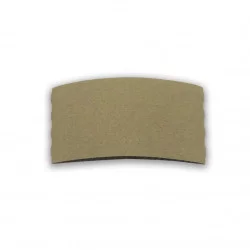 ▷ Fajas Papel Kraft Embossed para Vaso 8 Oz. | EnvasesAlimentarios.es
