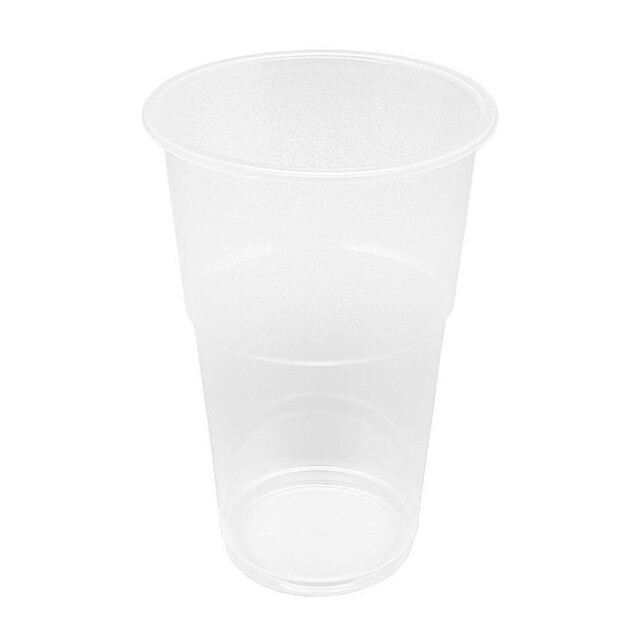 ▷ Vaso PP Transparente Frutas, Bebidas Frías y Calientes 330ml