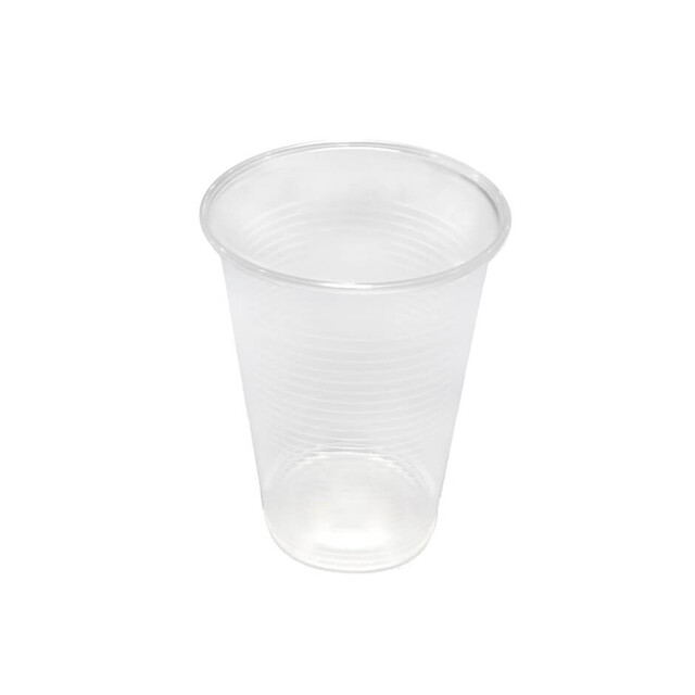 ▷ Vaso PP Transparente Frutas, Bebidas Frías y Calientes 220ml