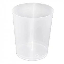 ▷ Vaso de Sidra Translúcido Irrompible PP Inyectado Reutilizable 600ml