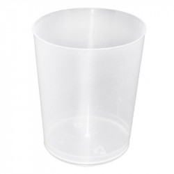 ▷ Vaso de Sidra Translúcido Irrompible PP Inyectado Reutilizable 600ml