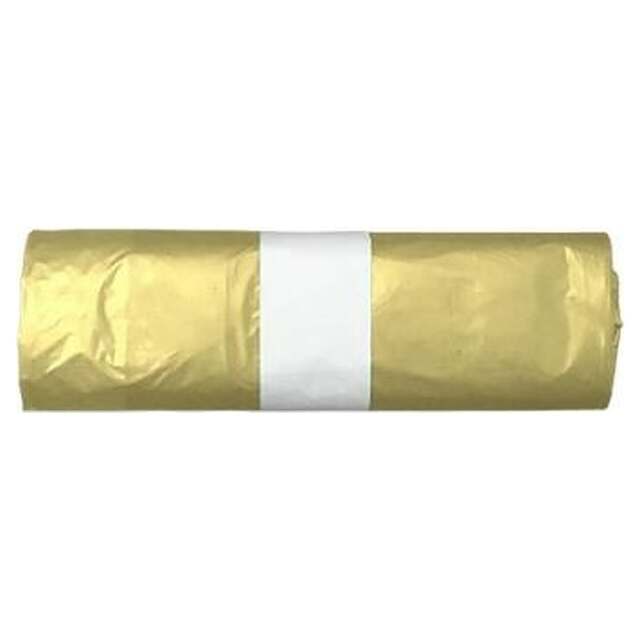 ▷ Bolsas de Basura LDPE Amarillo para Cubos de 30 Litros | EnvasesAlimentarios.es