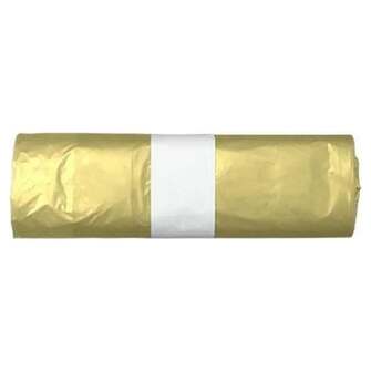 ▷ Bolsas de Basura LDPE Amarillo para Cubos de 30 Litros | EnvasesAlimentarios.es