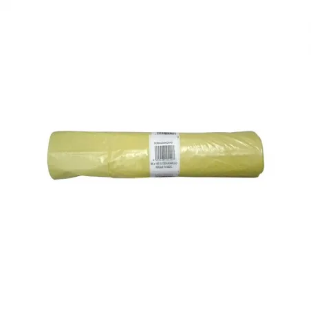 ▷ Bolsas de Basura LDPE Amarilla para Cubos de 240 Litros | EnvasesAlimentarios.es