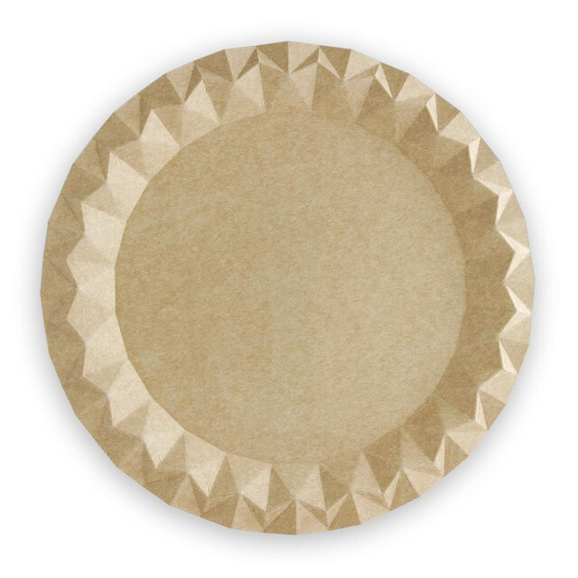 ▷ Plato de Cartón Kraft 290x290x7mm | Compra en EnvasesAlimentarios.es