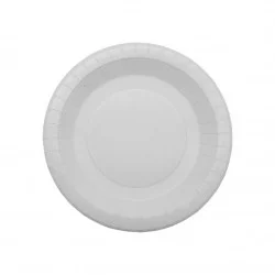▷ Plato de Cartón Antigrasa Blanco 180mm | EnvasesAlimentarios.es