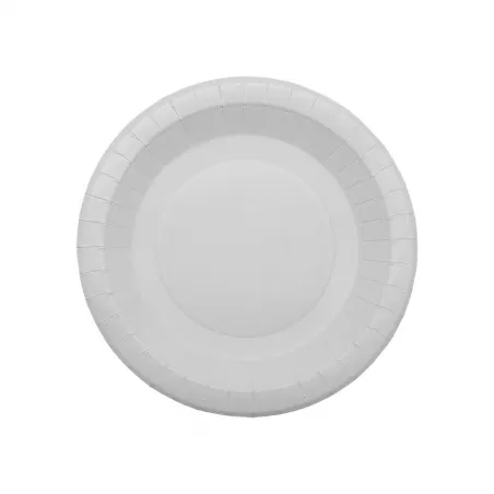 ▷ Plato de Cartón Antigrasa Blanco 180mm | EnvasesAlimentarios.es