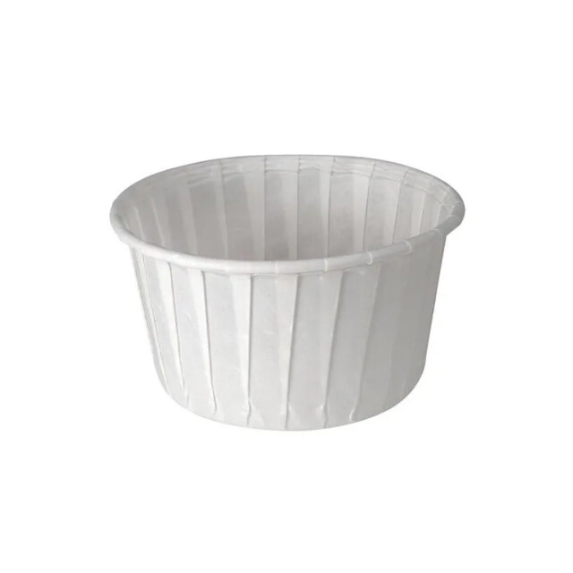 ▷ Tarrina Papel Salsas Take-Away Blanca 22ml | EnvasesAlimentarios.es