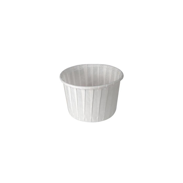 ▷ Tarrina Salsas Papel Plisado Take-Away Blanca 30ml | EnvasesAlimentarios.es
