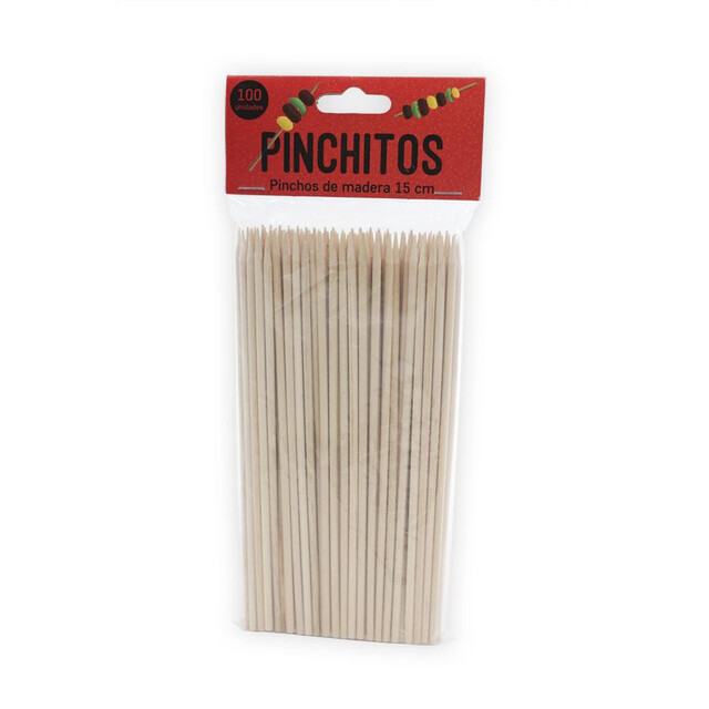 ▷ Pincho de Madera Medianos 150mm | Comprar en EnvasesAlimentarios.es
