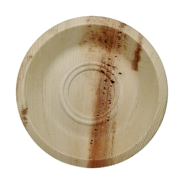 ▷ Plato Hoja de Palma Redondo 200mm | Comprar en Envases Alimentarios