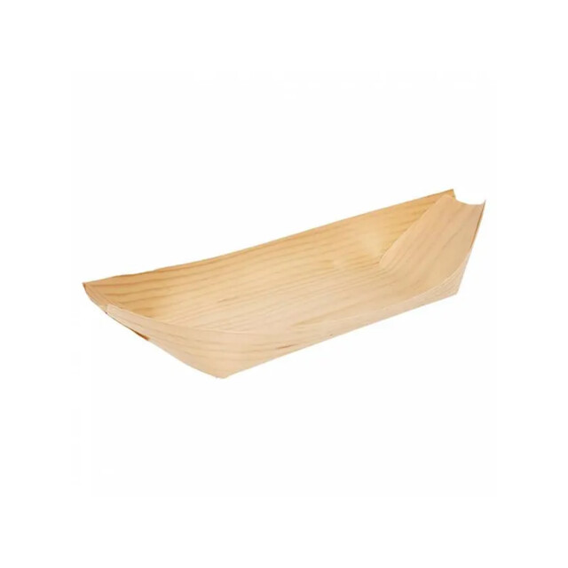 ▷ Barqueta de Madera 250x110x25mm | Comprar en EnvasesAlimentarios.es