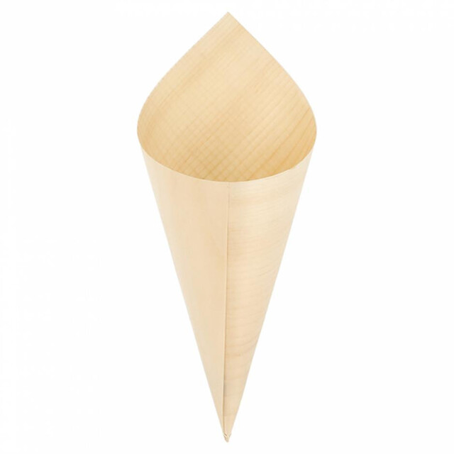 ▷ Cono de Madera 130x180mm | Comprar en EnvasesAlimentarios.es