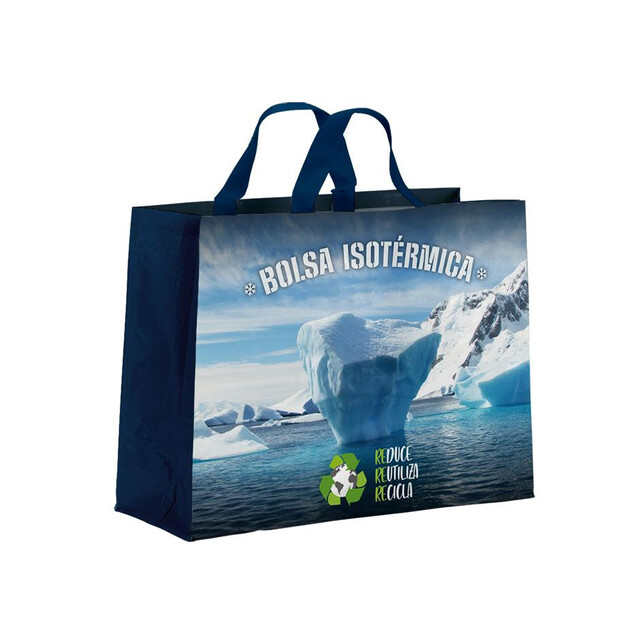 ▷ Bolsa Isotérmica Cierre Velcro 370+2x90x300mm | Envases Alimentarios