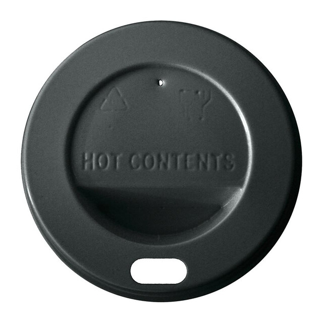 ▷ Tapa para Vaso Color Negro 4 Oz 60mm | EnvasesAlimentarios.es