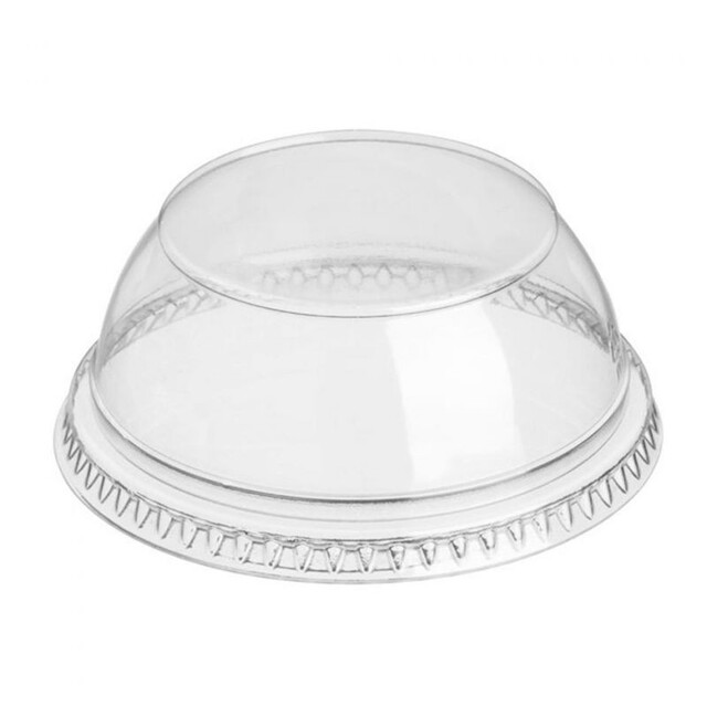 ▷ Tapa PET Cúpula Plana Cerrada Ultratransparente  92mm