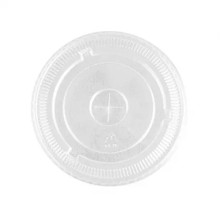 ▷ Tapa PET Plana Cruz Ultratransparente 78mm | EnvasesAlimentarios.es