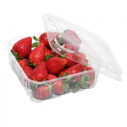 ▷ Tapa ventilada para envase fresas RPET 186x186x14mm | EnvasesAlimentarios.es