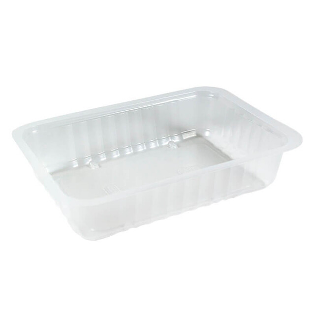 ▷ Bandeja Termosellable Alphacel CL750TPE Translúcida Microondable PP 730ml | EnvasesAlimentarios.es