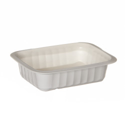 Bandeja Gastropack GN8H35 PP Termosellable Blanca Gastronorm 440ml
