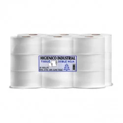 ▷ Papel Higiénico Industrial Doble Hoja 45cm 400g | EnvasesAlimentarios.es