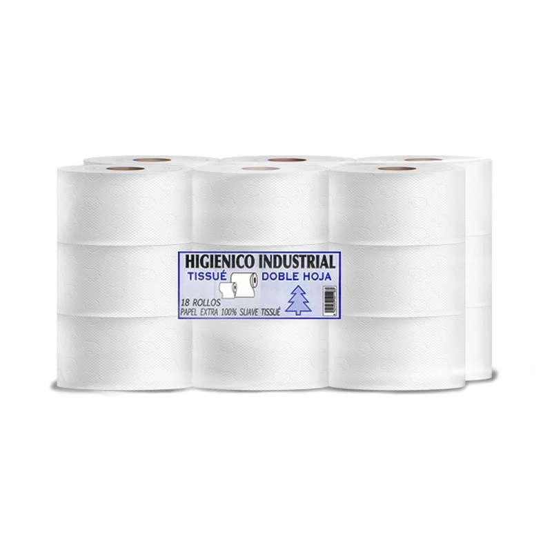 ▷ Papel Higiénico Industrial Doble Hoja 45cm 330g | EnvasesAlimentarios.es