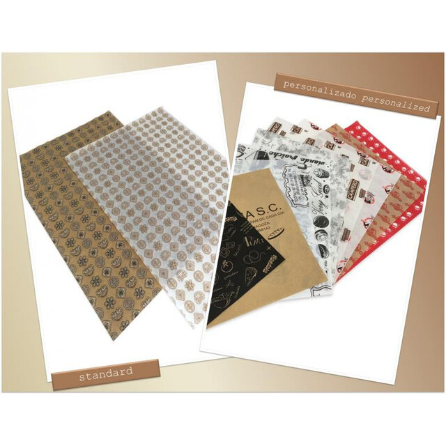 ▷ Papel Impreso Pastelería Bobina 24g 620mm | EnvasesAlimentarios.es