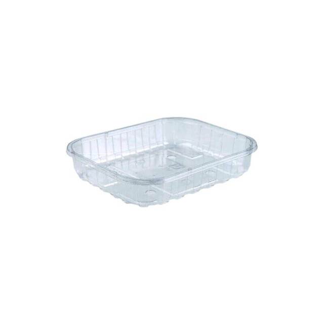 ▷ Envase ventilado frambuesas RPET 125gr 142x119x26mm | EnvasesAlimentarios.es