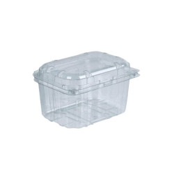 ▷ Envase Arándanos Tapa Bisagra rPET 250g F251/CL75 | EnvasesAlimentarios.es