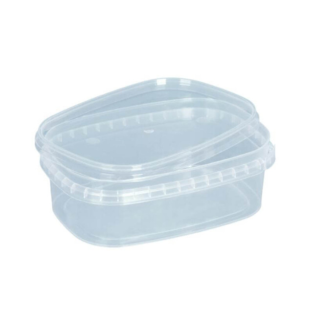▷ Envase Rectangular PP con Tapa Cierre Hermético AF-28R 280ml