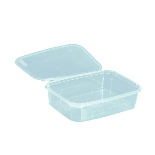 ▷ Envase Rectangular PP Tapa Bisagra BS 1500ml | EnvasesAlimentarios.es
