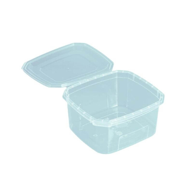 ▷ Envase Rectangular PP Tapa Bisagra BS 500ml | EnvasesAlimentarios.es