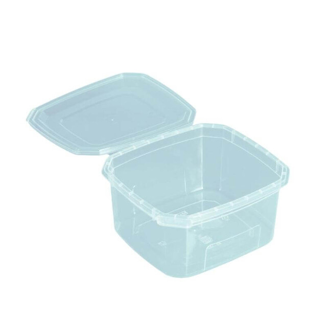 ▷ Envase Rectangular PP Tapa Bisagra BS 750ml | EnvasesAlimentarios.es