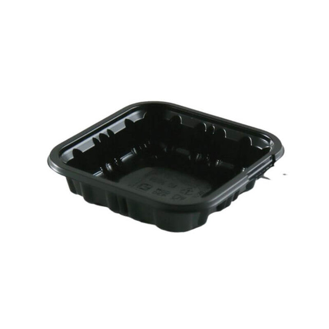 ▷ Base Cuadrada Actipack 0606DX30 rPET Negra 65x65x20mm | EnvasesAlimentarios.es