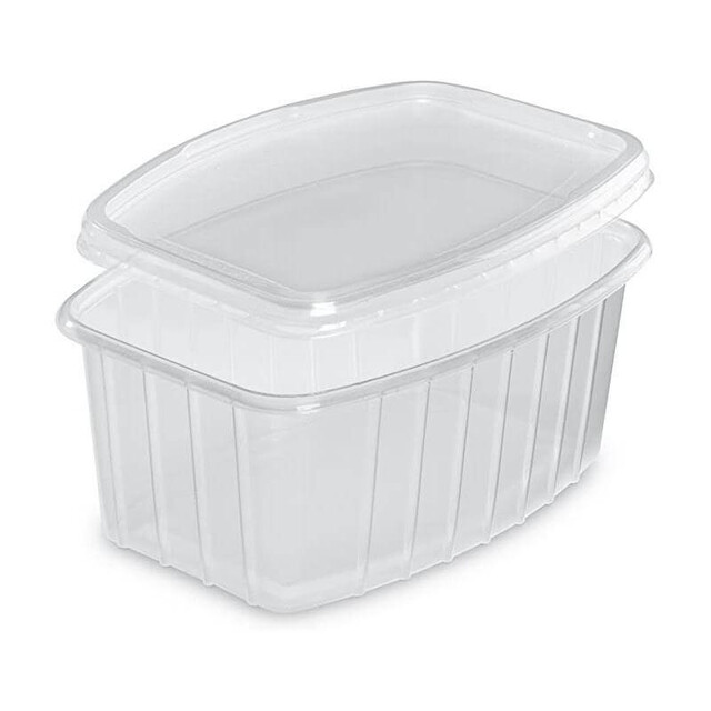 ▷ Envase Rectangular Microondable BCPP1800 1800ml | EnvasesAlimentarios.es