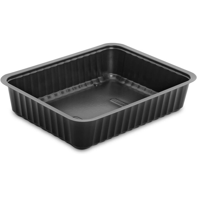 ▷ Bandeja Termosellable Alphacel CL375N PP Negra Microondable 375ml | EnvasesAlimentarios.es