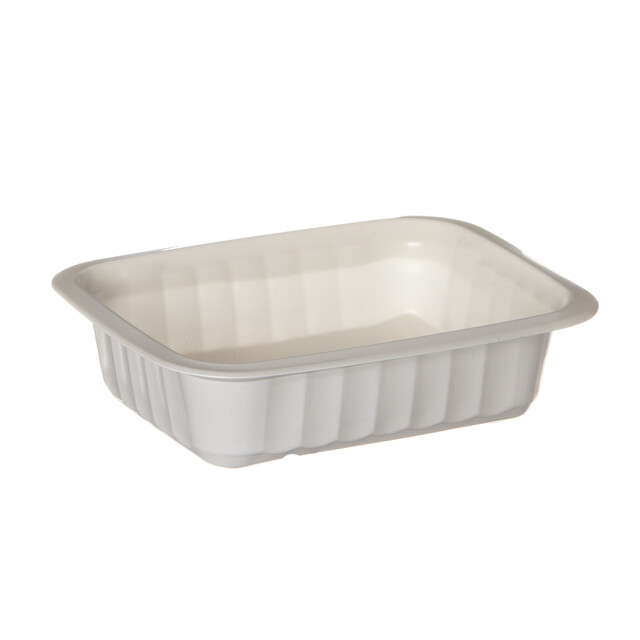 ▷ Bandeja Gastropack GN8H42 PP Termosellable Blanca Gastronorm 500ml | EnvasesAlimentarios.es