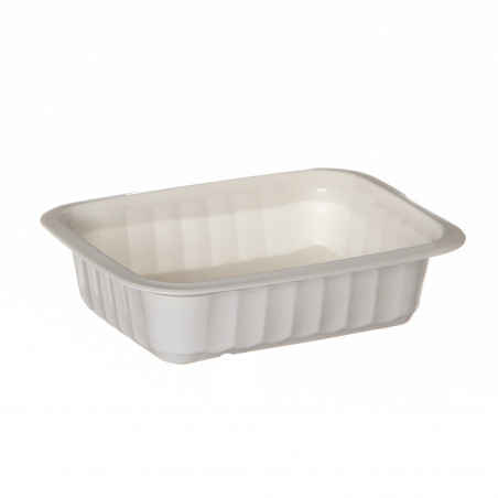Bandeja Gastropack GN1/4H40B PP Termosellable Blanca Gastronorm 900ml