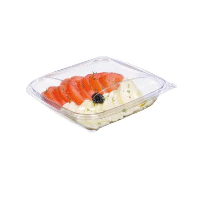 Envase Crudipack FCR170H45 rPET Cuadrado Transparente 1000ml | EnvasesAlimentarios