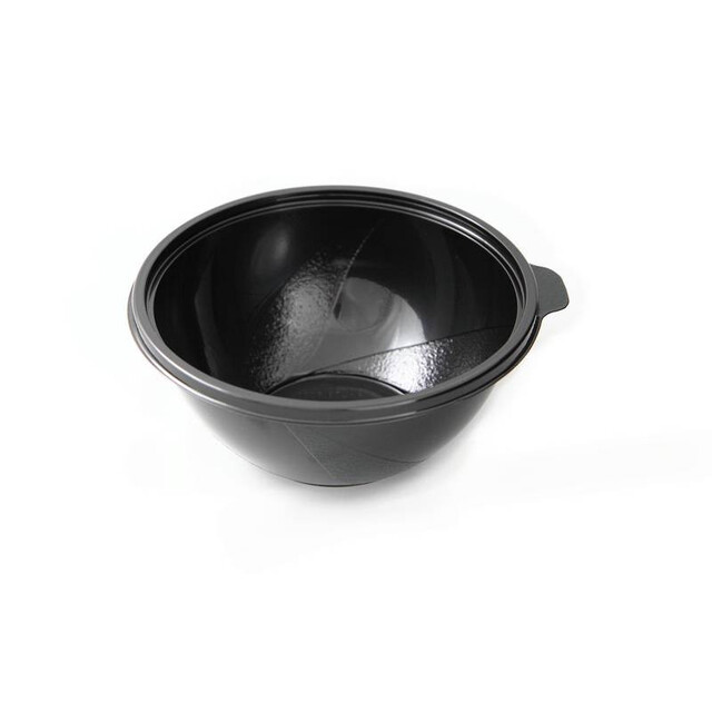 ▷ Ensaladera Bowlipack SAL23/1500D rPET Negra 1500ml | EnvasesAlimentarios.es