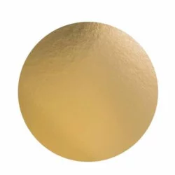 ▷ Disco para Tartas Nomipack OR24 de Cartón Color Oro 240mm | EnvasesAlimentarios.es