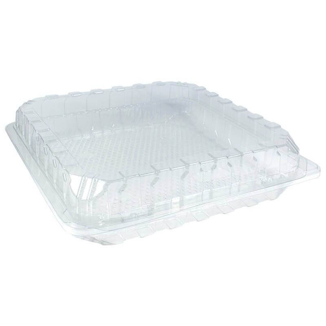 ▷ Envase Traitipack X2,5H60P Cuadrado Tapa Bisagra Hermético rPET 220x60mm | EnvasesAlimentarios.es