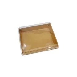 ▷ Base Luxipack Cuadrada LX2116EKK Cartón Kraft 210x160x20mm | EnvasesAlimentarios.es