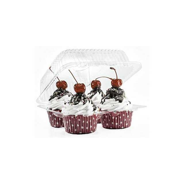 ▷ Envase Optipack X1501S4AL2 rPET para Muffins Tapa Bisagra Antivaho | EnvasesAlimentarios.es