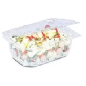 ▷ Ensaladera Optipack X1000L APET Tapa Bisagra Antivaho 1000ml | EnvasesAlimentarios.es