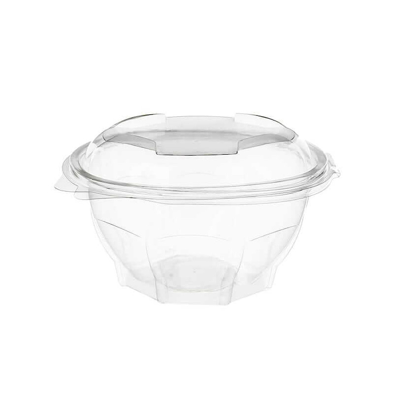 ▷ Envase Redondo Sekipack SLR750 rPET Tapa Bisagra Precortada 750ml | EnvasesAlimentarios.es