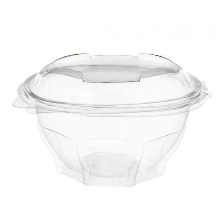 ▷ Envase Redondo Sekipack SLR750 rPET Tapa Bisagra Precortada 750ml | EnvasesAlimentarios.es