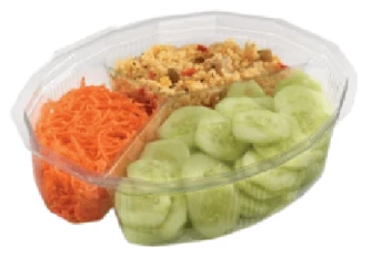 ▷ Ensaladera Elipack E3C1500 rPET Tapa Bisagra 3C 1275ml | EnvasesAlimentarios