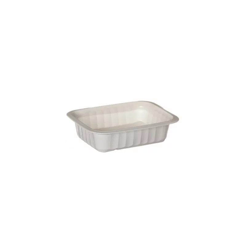▷ Bandeja Termosellable Maptipack PP Blanca W1/601B 650ml | EnvasesAlimentarios.es